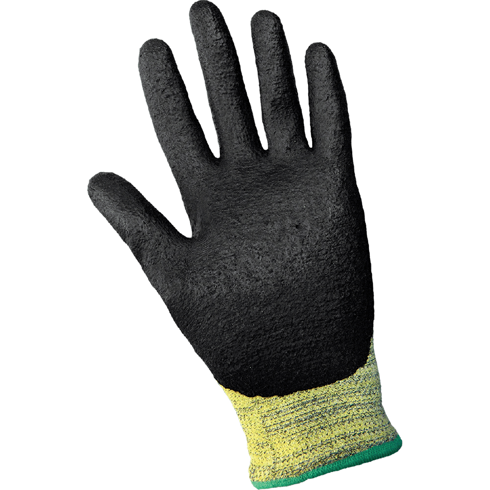 Global Glove Tsunami Grip Nitrile Coated Gloves - XL from GME Supply